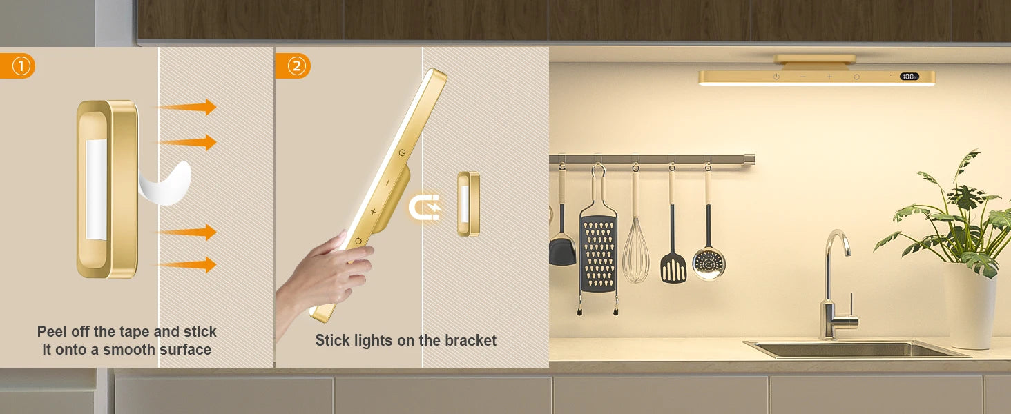 Rechargeable Touch Table Lamp with Magnetic Design - Smarsty