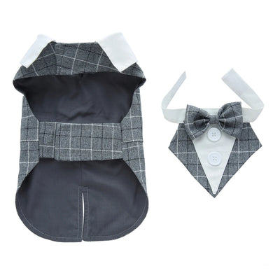 Formal Tuxedo Dog Costume for Weddings and Events - Smarsty
