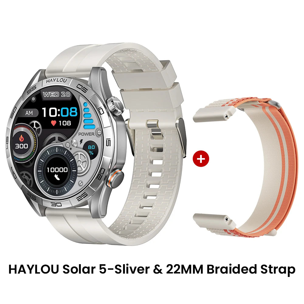 Haylou Solar 5 Smartwatch with Voice Calling and AMOLED Display - Smarsty