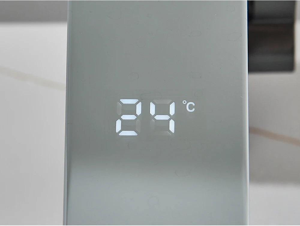 White Smart Sensor Basin Faucet with Digital Display - Smarsty
