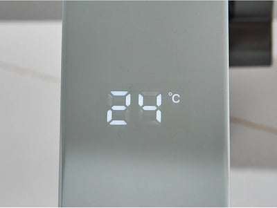 White Smart Sensor Basin Faucet with Digital Display - Smarsty