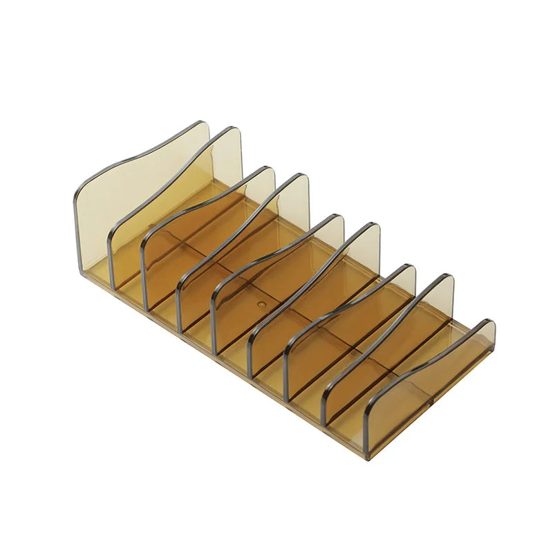 DVD/CD Organizer,Eyeshadow Palette Storage Tray Cosmetics Rack Makeup Tools Compartment Holder Sunglasses Storage Shelf by Smarsty