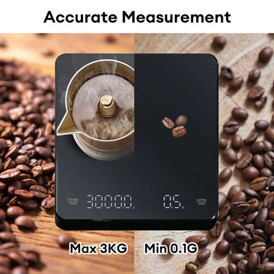 Digital Coffee Scale with Timer and LED Display - Smarsty