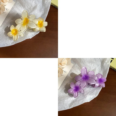 Sunflower Gradient Flower Hair Clip Secure Beach Style - Smarsty