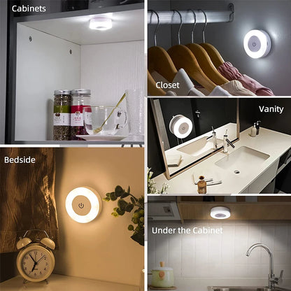 Energy Saving LED Touch Sensor Night Light Portable Design - Smarsty