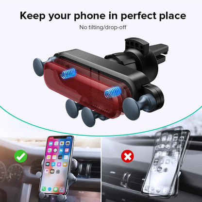 Gravity Car Phone Holder Air Vent Mount For Universal Fit - Smarsty