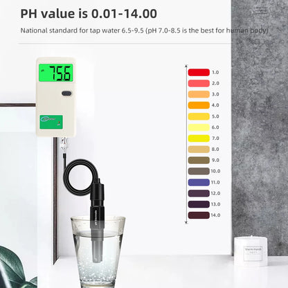 Digital PH Meter Water Quality Tester with Backlight - Smarsty
