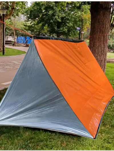 2 Person Emergency Tent Casa De Waterproof Camping Travel Pergola Family Campaign House Tourist Tents Cool Gear Equipment Coat by Smarsty