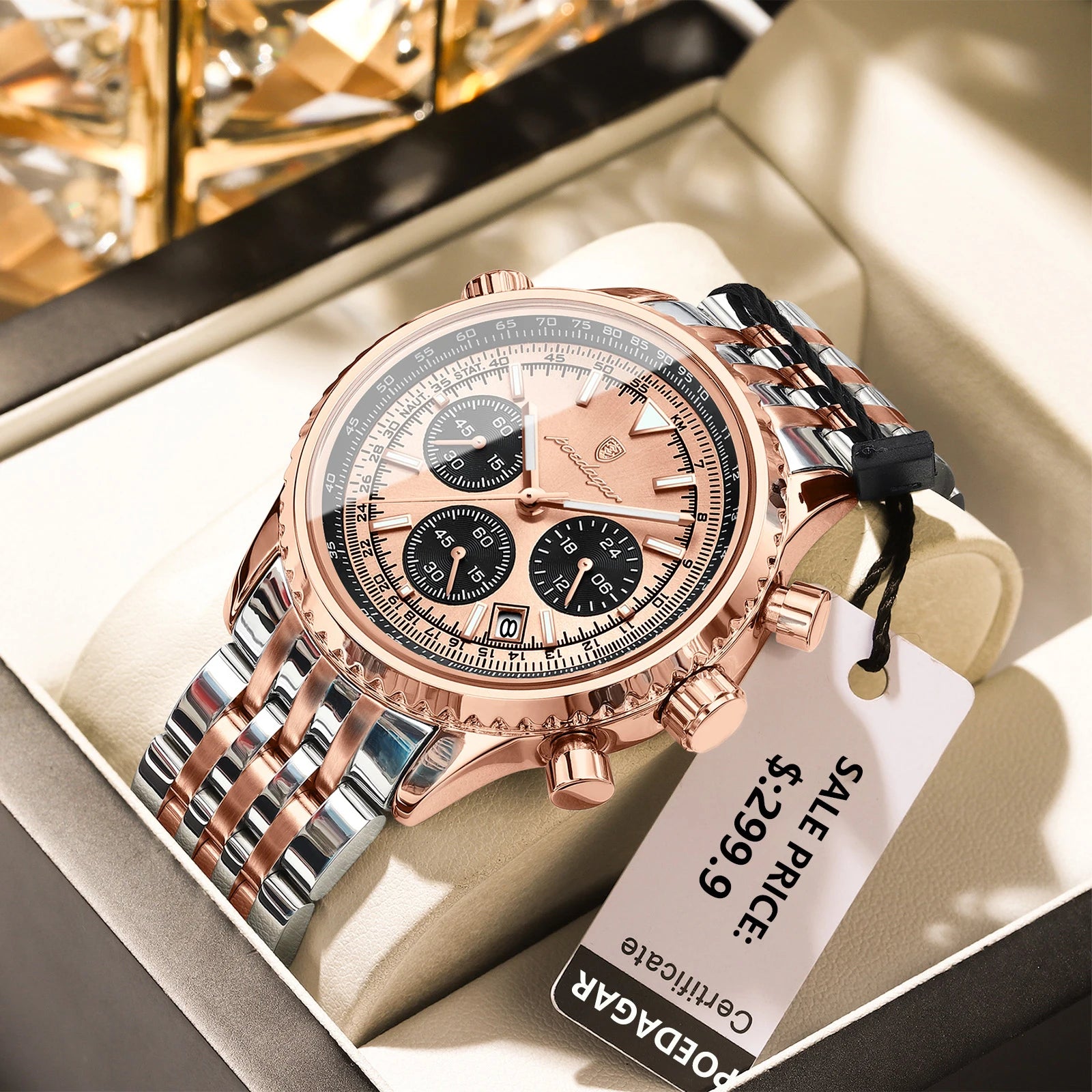 Luxury Waterproof Military Men's Watch with Luminous Features - Smarsty