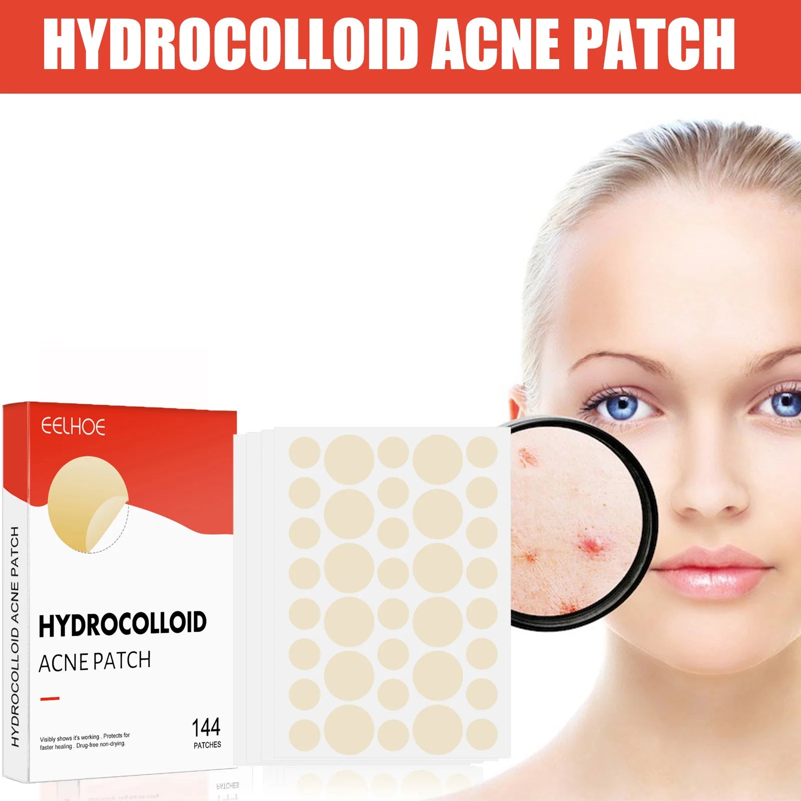 Invisible Hydrocolloid Acne Patches for Clear Skin - Smarsty