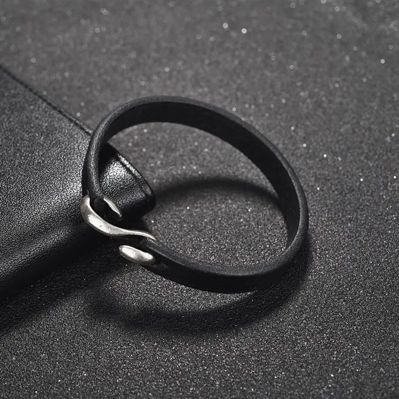 Vintage Genuine Leather Wrap Bracelet Durable Punk Wristband - Smarsty