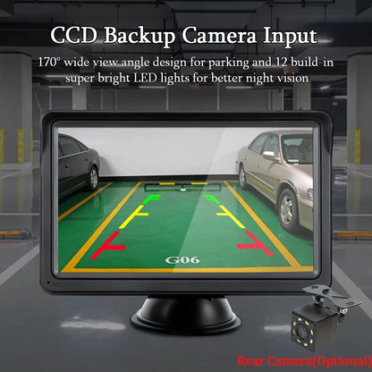 7 Inch CarPlay Android Auto Multimedia Receiver With Touch - Smarsty