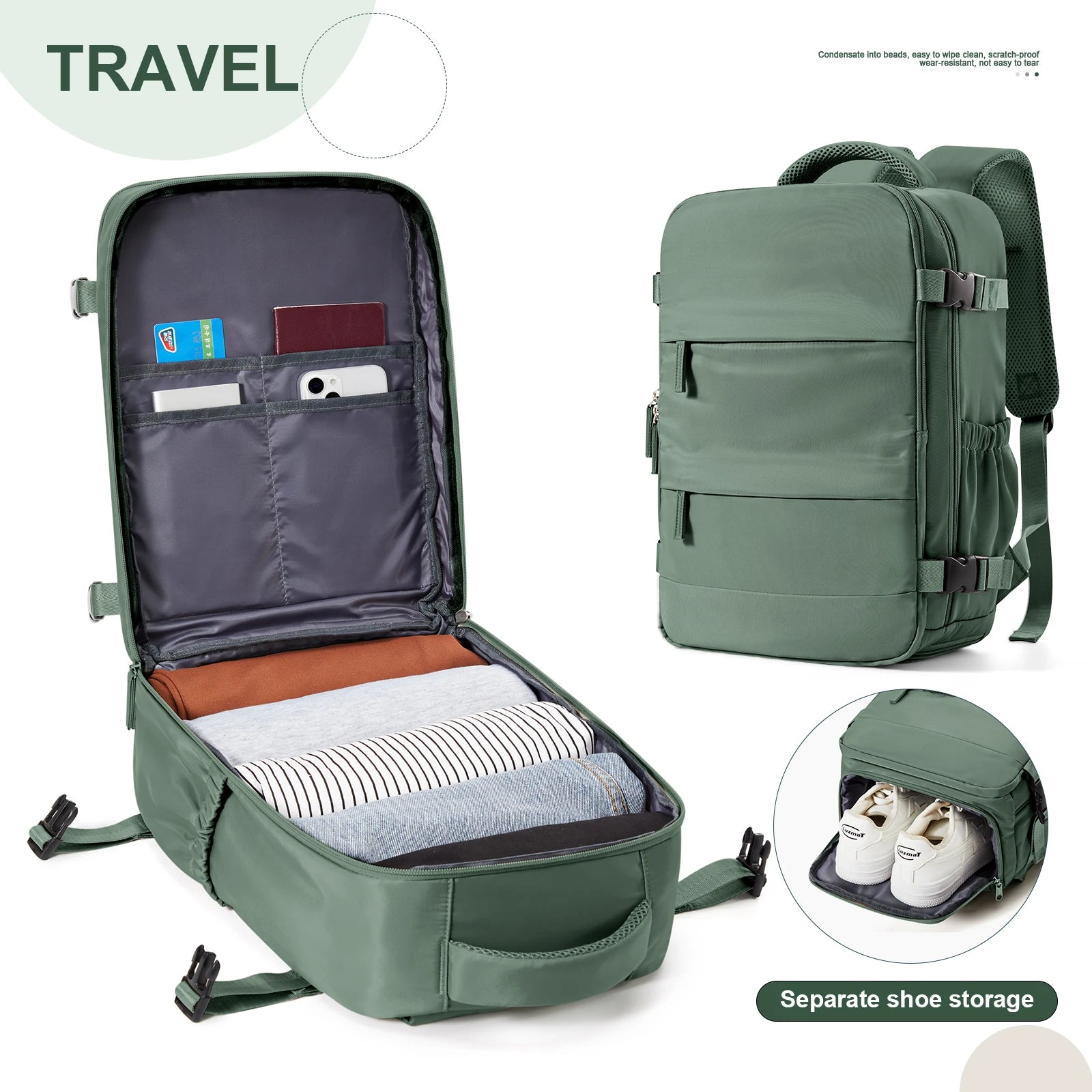 Ryanair Backpack 40x20x25 Cabin Bag Travel Backpack for Men Women Hand Luggage Leisure Laptop Backpack mochila para viaje cabina - Smarsty