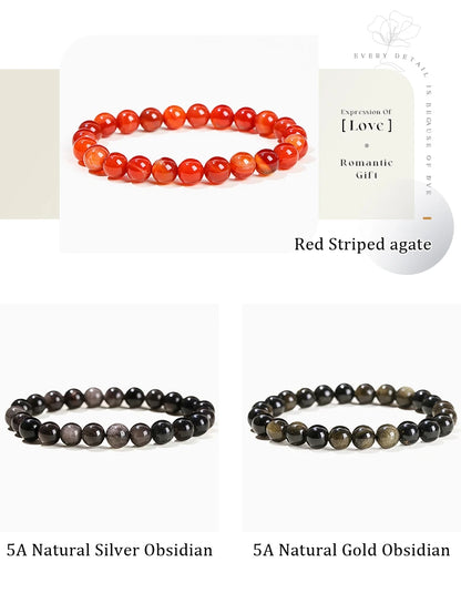 Natural Stone Beads Bracelet for Reiki Healing - Smarsty