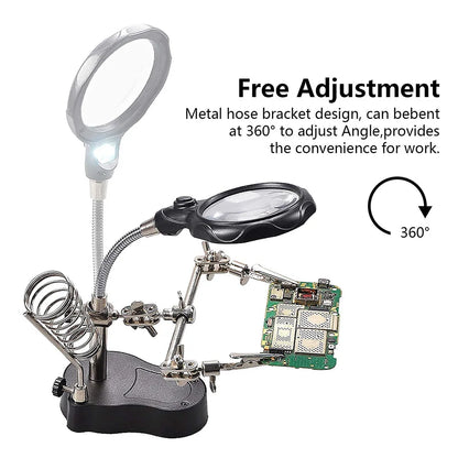High Definition Welding Magnifier with LED Light - Smarsty