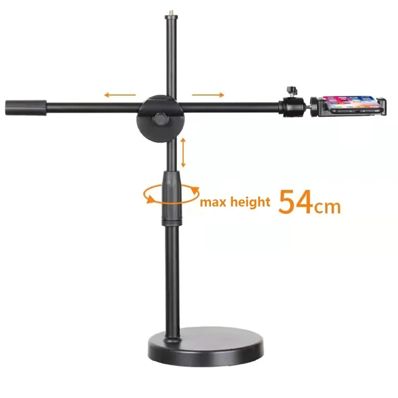 Overhead Tripod With Ring Light For Nail Art Photography - Smarsty