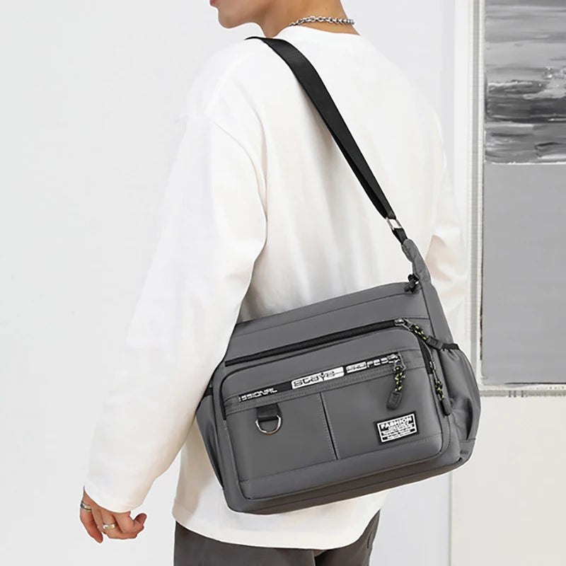 Oxford Shoulder Bag Large Capacity Crossbody Messenger Bag - Smarsty