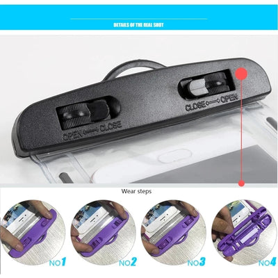 Smarsty IP68 Universal Waterproof Phone Case With Clear Touch -