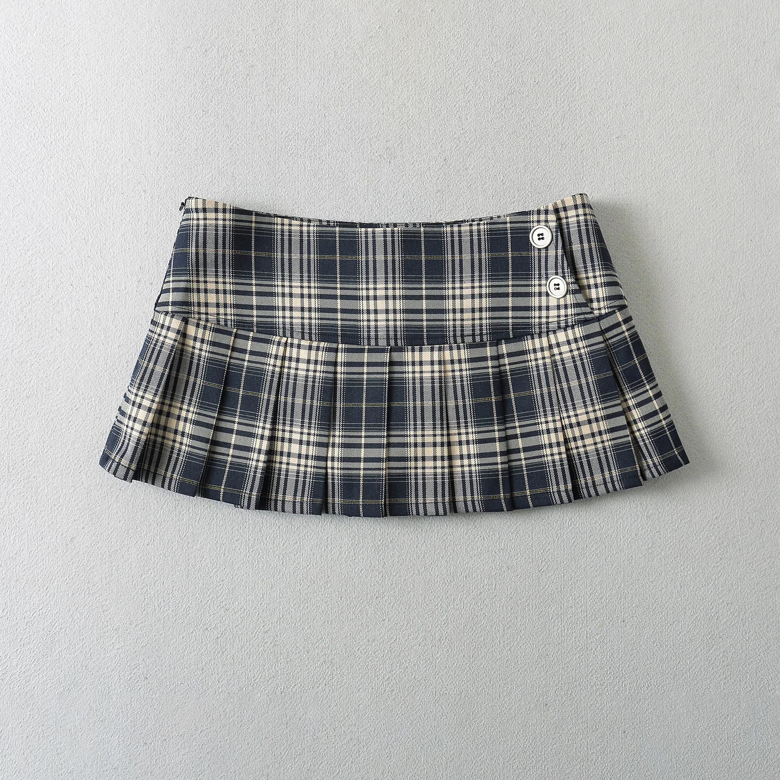 Summer Mini skirts for woman vintage korean fashion plaid skirts for women y2k skirts pleated red plaid skirts preppy style - Smarsty