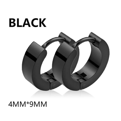 Vintage Punk Stainless Steel Stud Earrings Set for Men Women - Smarsty
