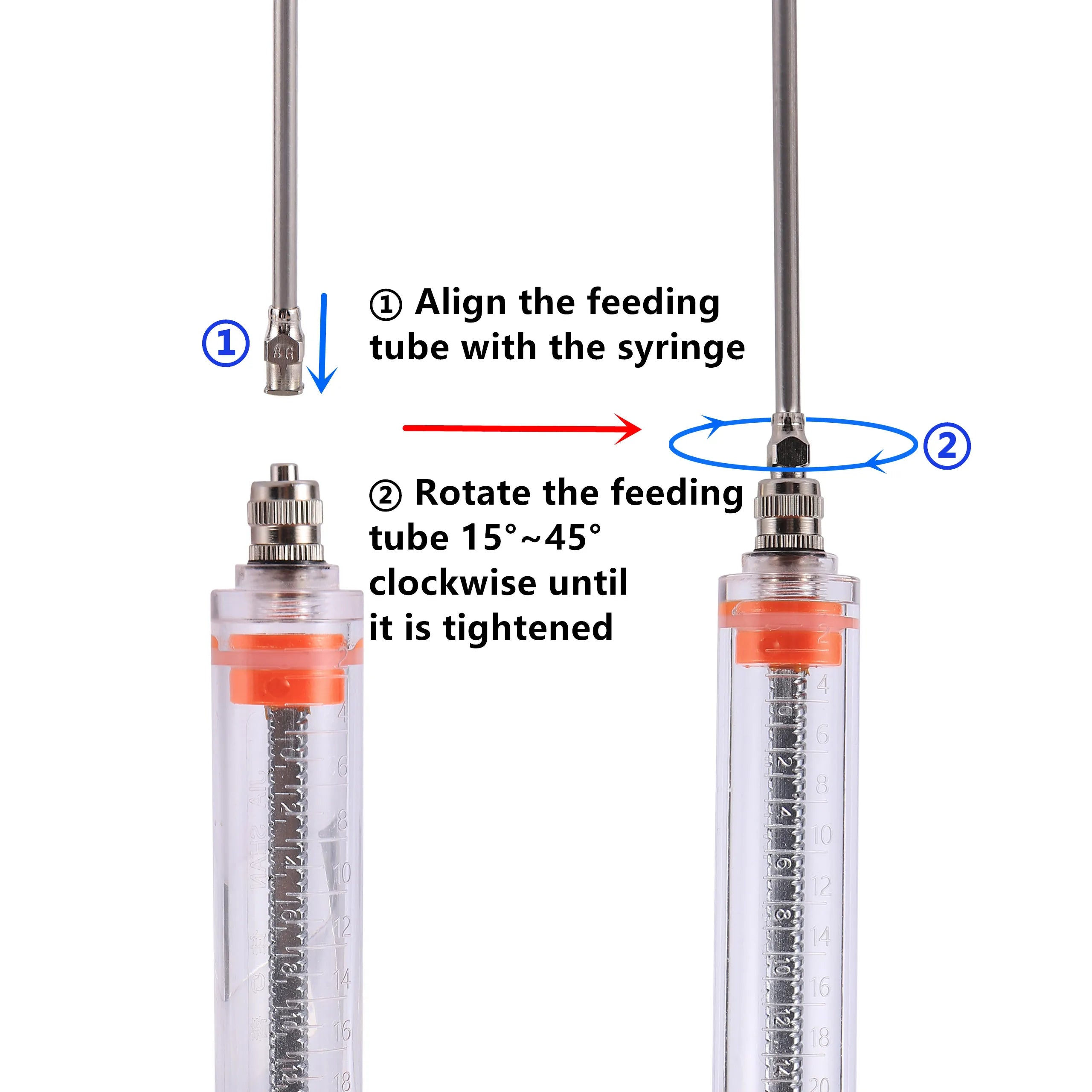 High Quality Parrot Feeding Syringe 10ml 20ml Durable Design - Smarsty