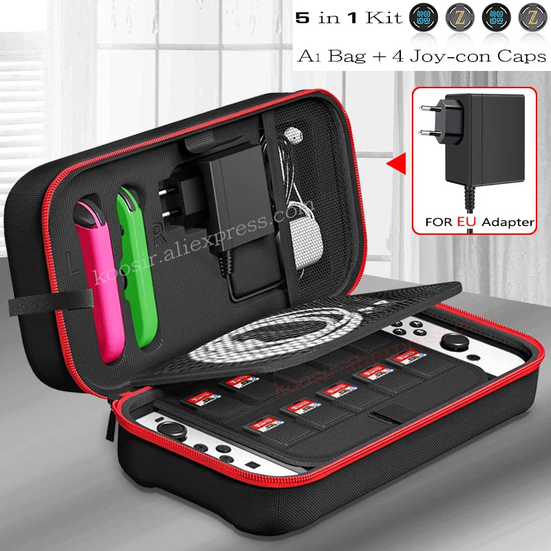 Nintendo Switch OLED Large Storage Bag with Anti-Scratch Protection - Smarsty