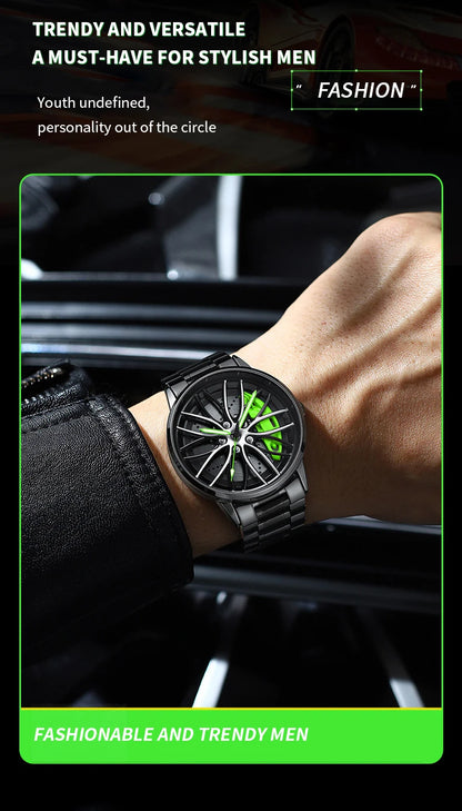 2024 New VA VA VOOM Black Stainless Steel Sports Watch - Smarsty