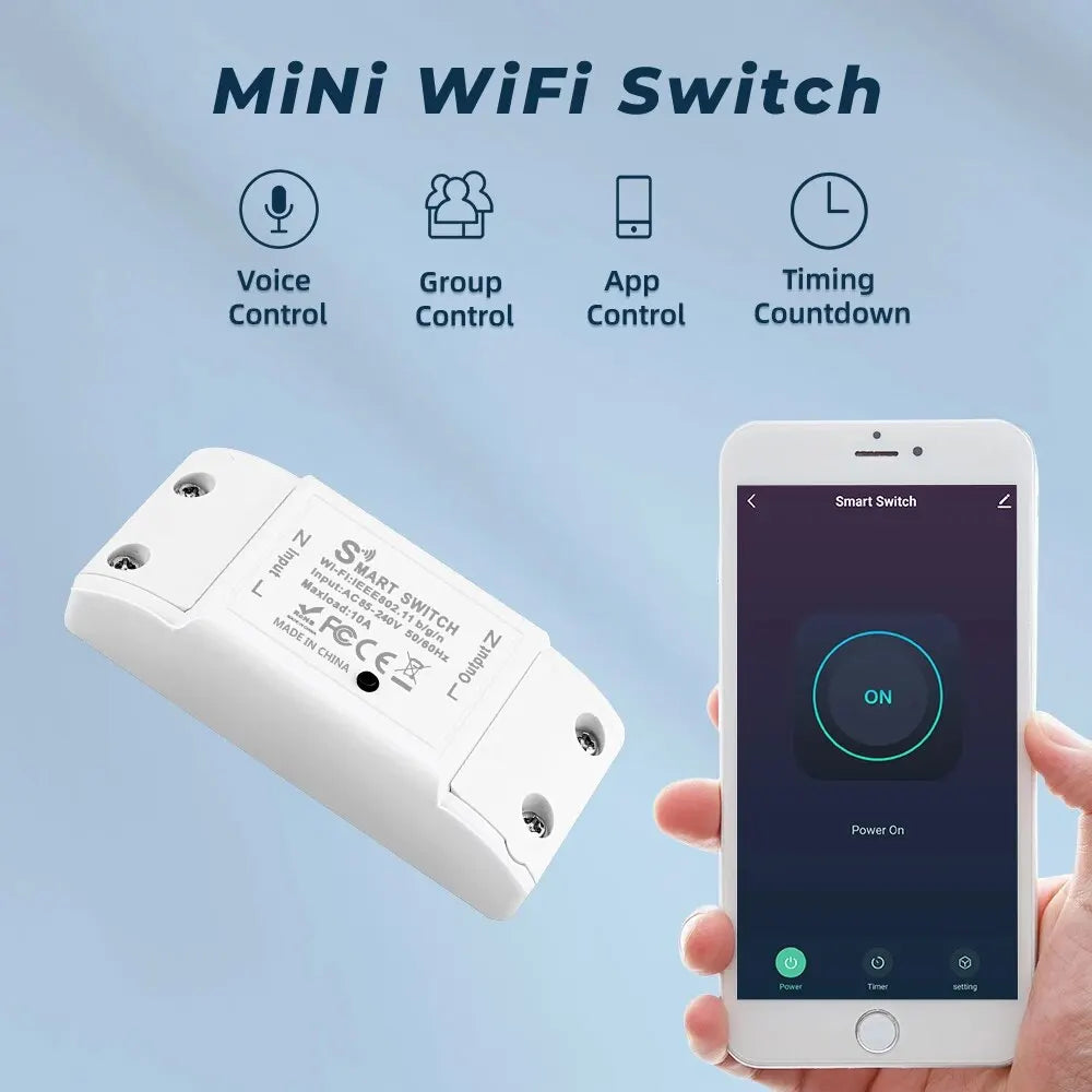 Wifi Smart Switch Remote Controller for Home Automation - Smarsty