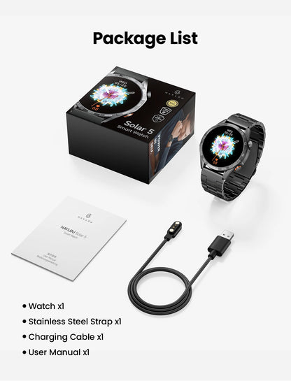 Haylou Solar 5 Smartwatch with Voice Calling and AMOLED Display - Smarsty