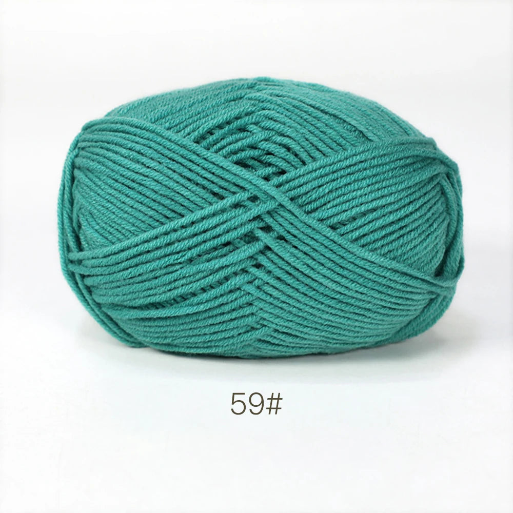 Soft Milk Cotton Yarn for Hand Knitting Projects - Smarsty