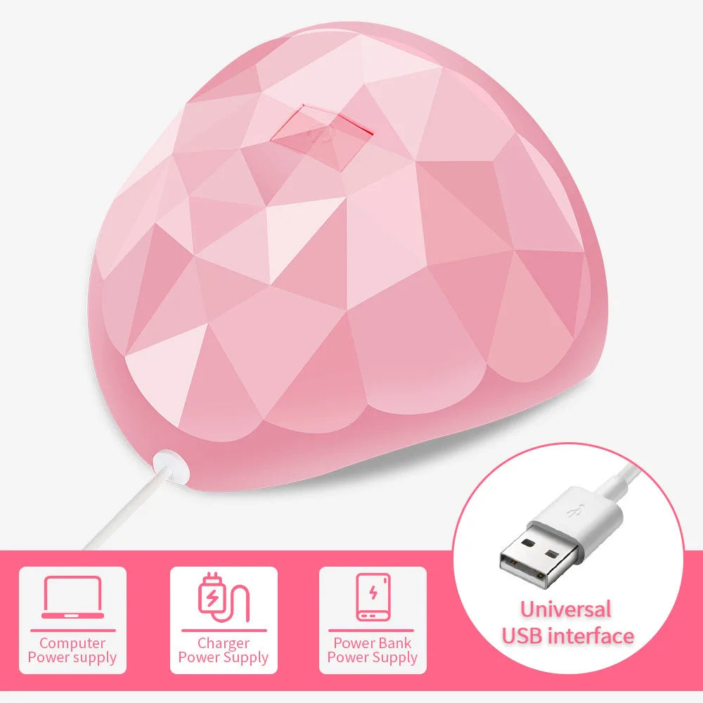 54W UV LED Nail Dryer Lamp for Quick Drying - Smarsty