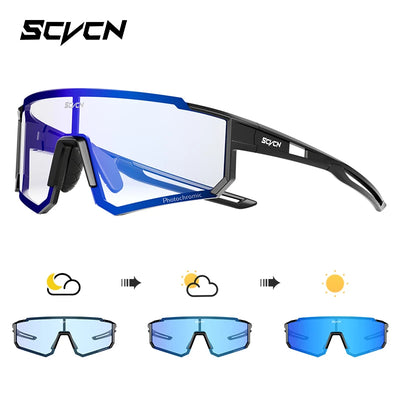 SCVCN new Outdoor Cycling Sunglasses Men MTB Bike Glasses Sports Mountain Climbing fishing Women Bicycle Cycling UV400 Goggles by Smarsty