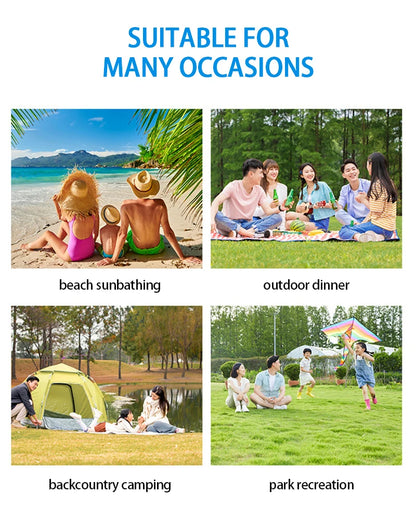Waterproof Camping Foam Pad Portable Seat for Picnic Hiking Backpacking Mountaineering Trekking Stadium Bleachers Outdoor Activi