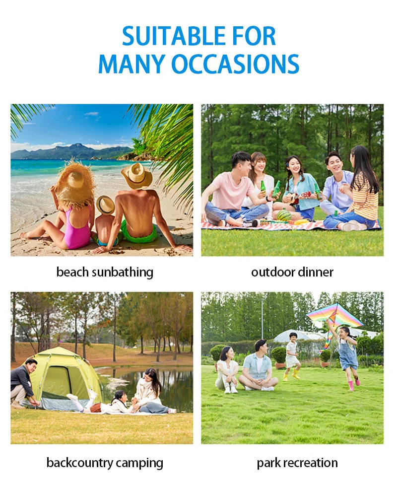 Waterproof Camping Foam Pad Portable Seat for Picnic Hiking Backpacking Mountaineering Trekking Stadium Bleachers Outdoor Activi