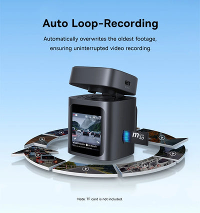 Front And Rear Dash Cam With GPS Galileo 24H Parking - Smarsty