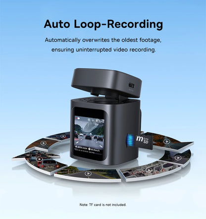 Front And Rear Dash Cam With GPS Galileo 24H Parking - Smarsty