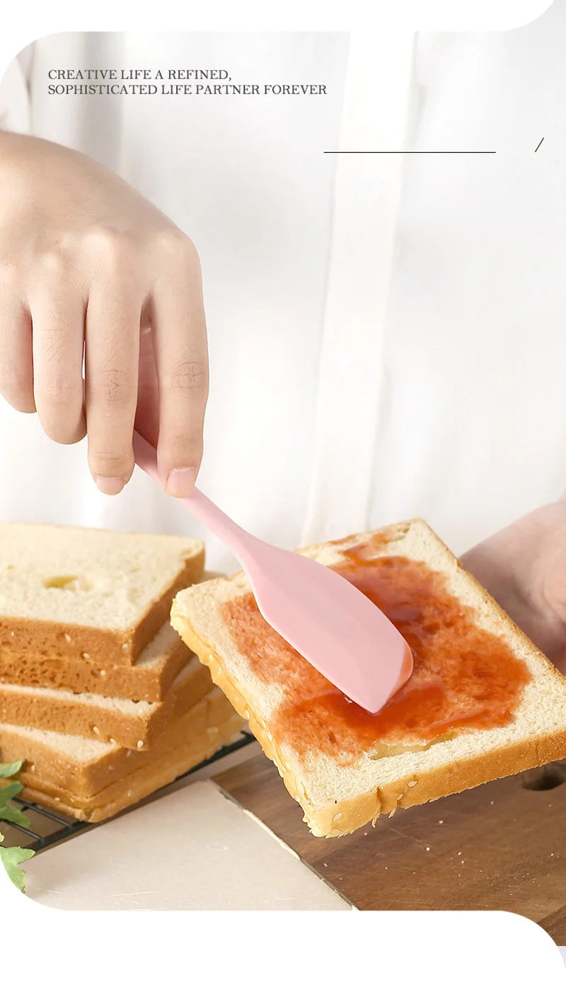 Heat-Resistant Silicone Cream Spatula for Easy Baking - Smarsty