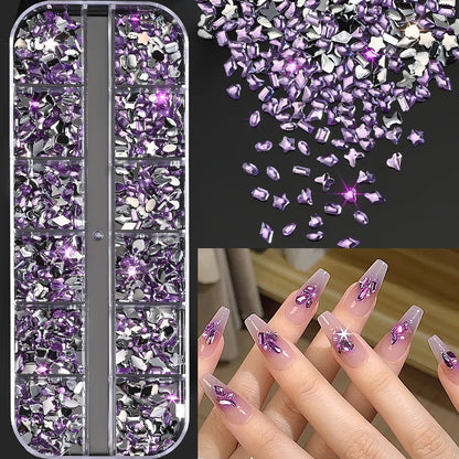 Ocean Gold Nail Art Charms for Stunning Manicure - Smarsty