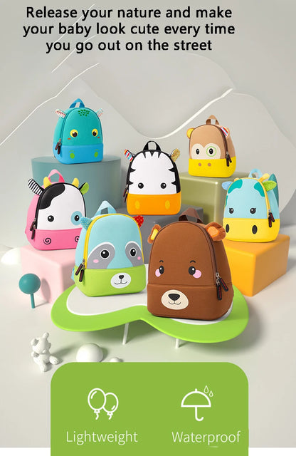 3D Biomimetic Animal Kids Backpack School Bag For Daily Use - Smarsty