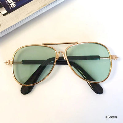 Vintage Round Dog Sunglasses for Stylish Pet Photos - Smarsty