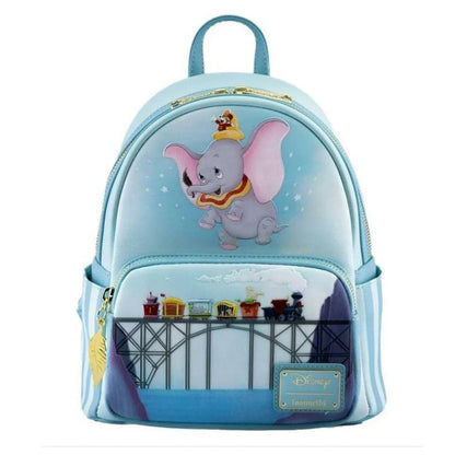 Beauty and the Beast Cartoon Backpack PU Leather Bag - Smarsty