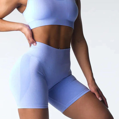 TKITK Seamless Shorts Women  Workout Shorts Fitness Sports Short Gym Yoga Shorts Yoga pants leggings cycling shark pants - Smarsty