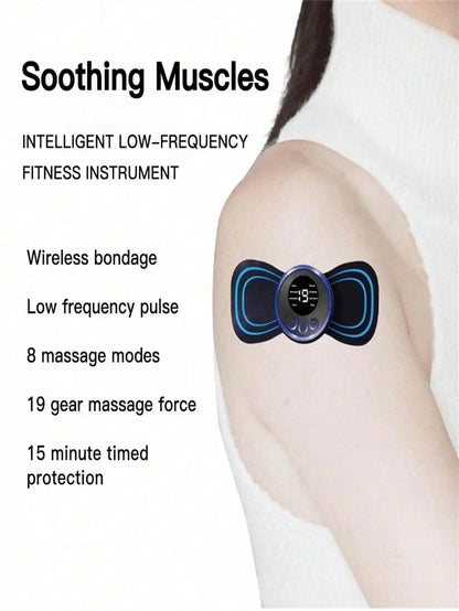 Portable Electric Neck Massager Patch for Instant Relief - Smarsty