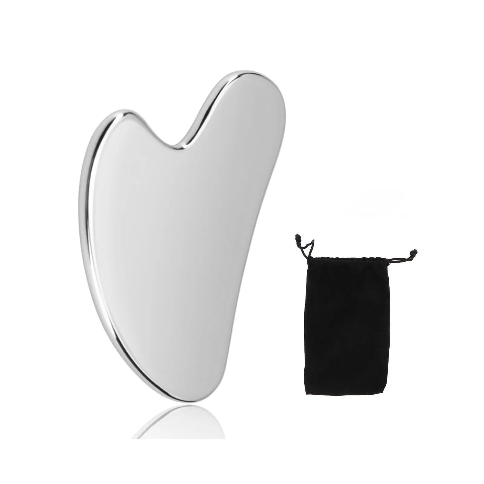 304 Stainless Steel Facial Roller Metal Gua Sha Facial Tools Set Face Body Treatment Lymphatic Drainage, Facial Tension, Durable - Smarsty