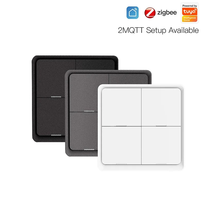 Tuya Smart Wireless Zigbee Wall Light Switch - Smarsty