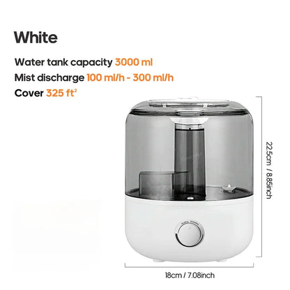Large Capacity Silent Air Humidifier with Remote Control - Smarsty