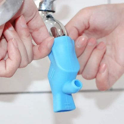 New High Elastic Silicone Water Tap Extension Sink Children Washing Device Bathroom Kitchen Sink Faucet Guide Faucet Extenders