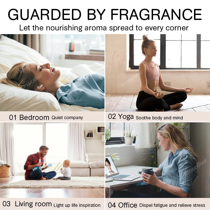 Aromatherapy Volcano Flame Diffuser with Humidifier Feature - Smarsty
