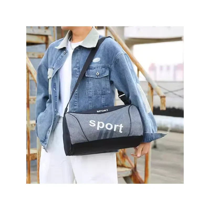 Unisex Gym Bag With Crossbody Strap For Travel And Yoga - Smarsty