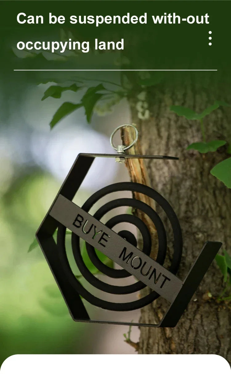 Outdoor Mosquito Coil Tray Camping Tools Tourist Hiking Mosquito Coil Holder Camping Supplies Hanging Mosquito Coil Holder